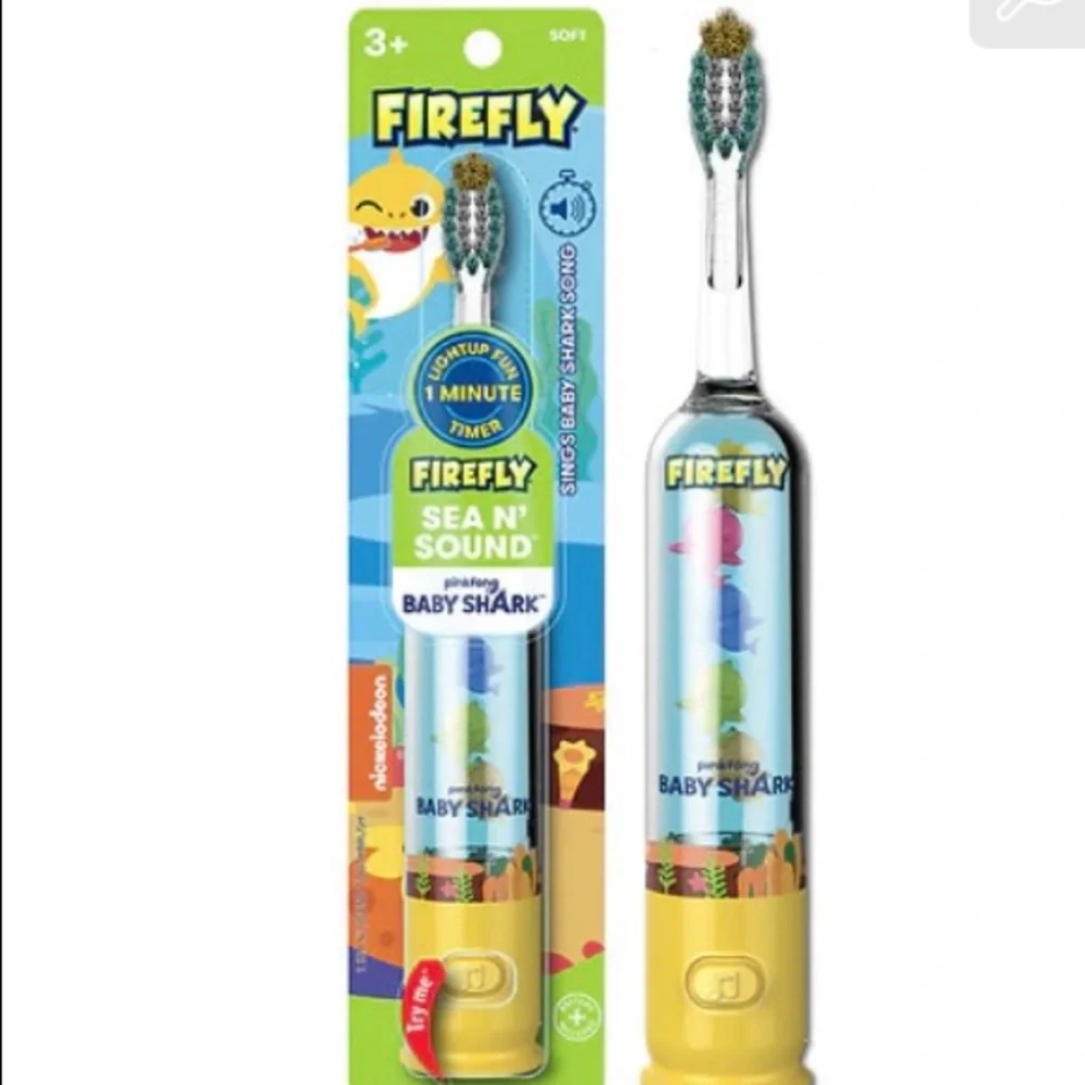 NEW Firefly Kids Musical Sea N' Sound Baby Shark Toothbrush